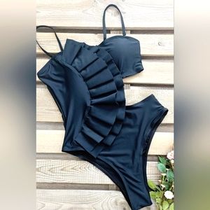 One Piece Black Swimsuit